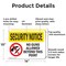 Signmission No Guns Allowed Beyond This Point OSHA Security Notice Sign, Aluminum, 14in W x 10in L, 2PK OS-2PACK-SN-A-1014-L-11611 - alternate 4